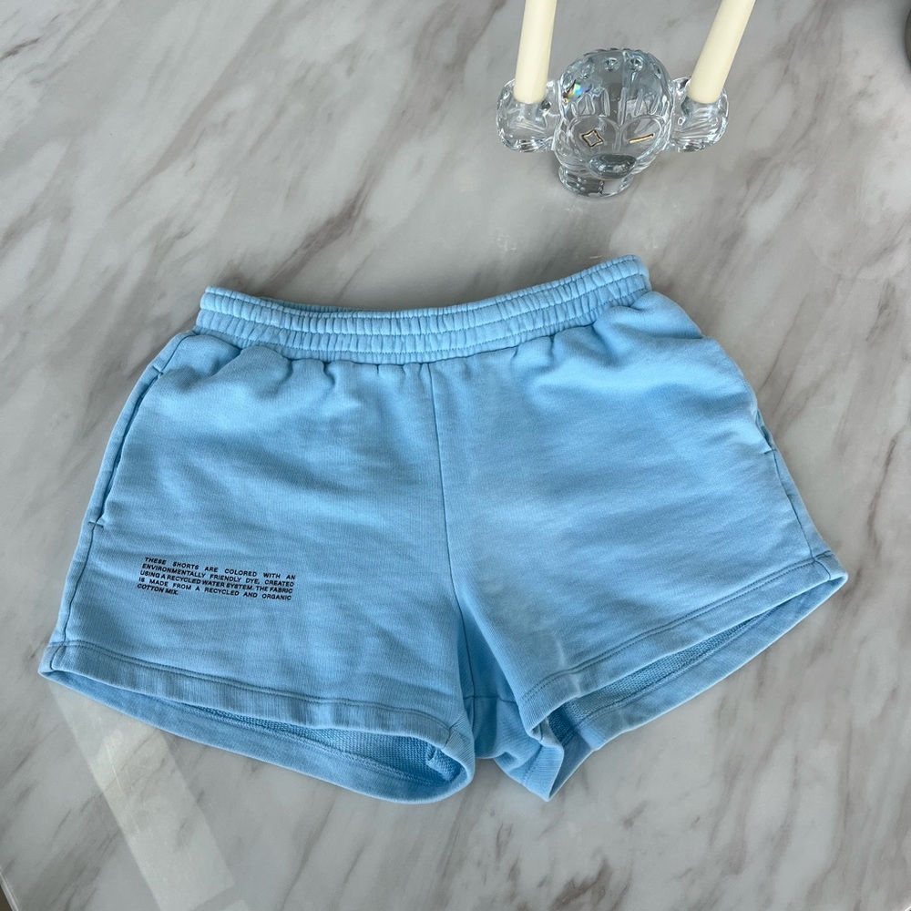 🦋Pangaia🦋 100% Organic Cotton Shorts Light Blue Size Small/Medium